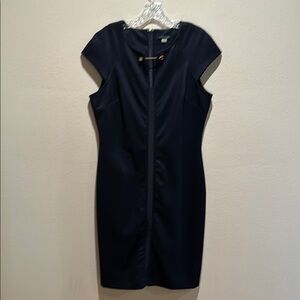 Tommy Hilfiger Elegant Navy Blue Dress